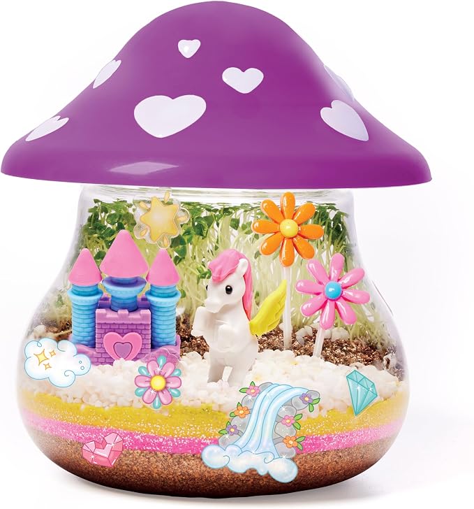 Creativity for Kids Plant and Grow Unicorn Forest: Terrarium Kit for Kids, Unicorn Toys and STEM Kits, Screen Free Summer Crafts & Arts and Crafts for Girls (Ages 6+)