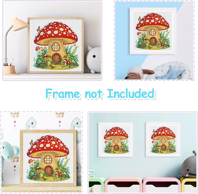 Nardoll Diamond Art Kits - Arts and Crafts - Diamond Art Painting with Wooden Frame - GEM Art for Girls Boys Adults Beginners Home Wall Decor Gifts