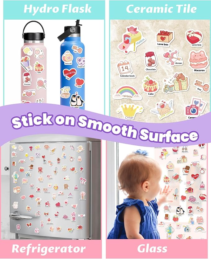 Walenced Reusable Sticker Book for Toddlers, Stickers for Kids, Toddler Toy | Toddler Craft Activities, Toddler Travel Toys, Boy Girl Birthday Gifts, Airplane Travel & Road Trip Essentials Kids