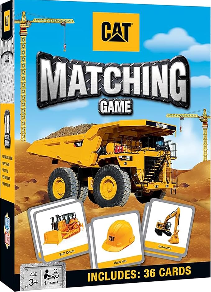 MasterPieces Officially Licensed CAT Picture Matching Card Game for Kids and Families
