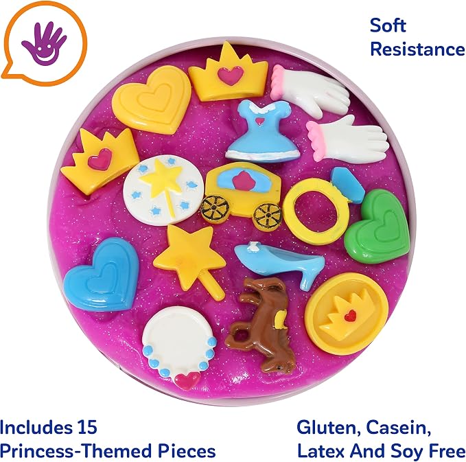 Fun & Function Discovery Putty - Hidden Princess Pieces, Sensory Therapy Play Putty for Special Needs Kids - Pretty Pink Set