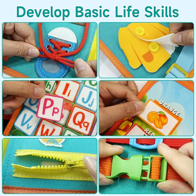 Felt Activity Book 2.0 – Portable Quiet Play Set