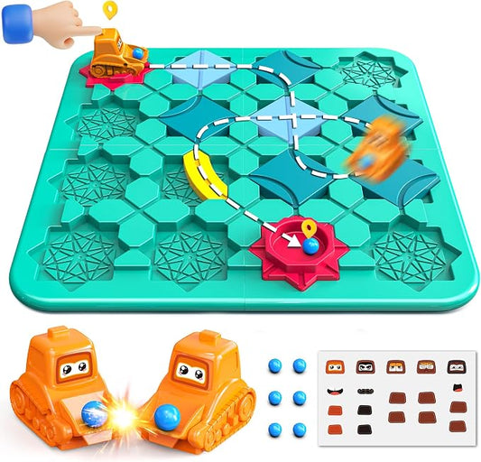 fygurso STEM Board Games for Kid, Puzzle Logical Builder Kids Toys, Preschool Montessori Brain Teasers Birthday for Kids 4-8 Years Old