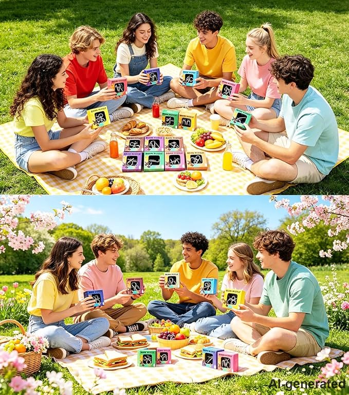 AHYUAN 24 Pack Metal Puzzles Brain Teaser IQ Wire Metal Puzzles for Adults Kids Teenagers Gifts Fidget Toys Educational Puzzle Games Toys Magic Trick Toy Party Favors for Kids Adults Challenge