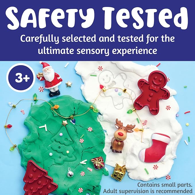 Creativity for Kids Sensory Pack: Christmas - Activities for Kids, Toddler Stocking Stuffers & Sensory Bin Filler, Travel Toys for Toddlers (Ages 3+)