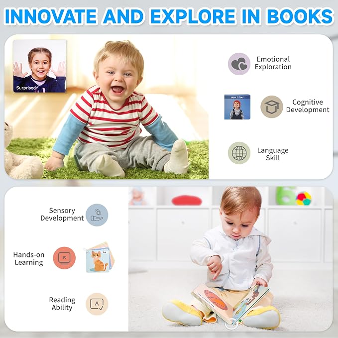 WOODMAM Montessori Toys for Babies 7-12 Months, 9 in 1 Educational Play Kit | Baby Toys 7-12 Months, Object Permanent Box, Stacking Cups, Mirror Puzzle, Ring Stacker, Baby Learning Toys, Baby Gifts