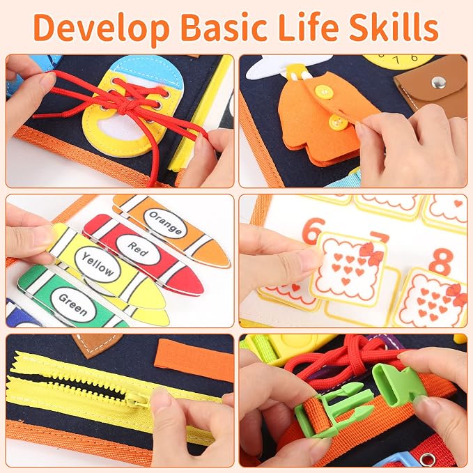 Felt Activity Board 1.0 – Portable Quiet Play Set