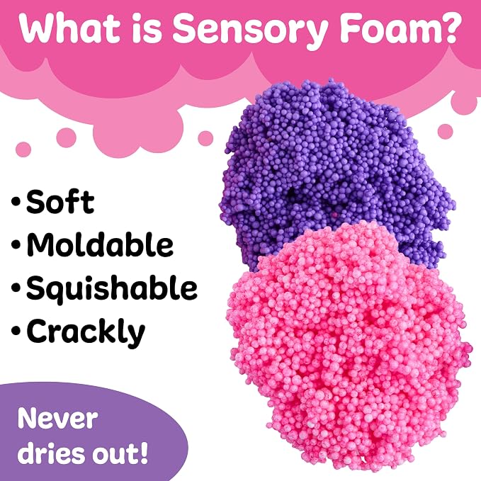 Creativity for Kids Sensory Surprise Unicorn Kit | Crunchy Sensory Foam Toy for Kids | Dig, Squeeze & Discover Hidden Unicorn Surprises | Mess-Free, Screen-Free Travel Toy (Ages 4+)