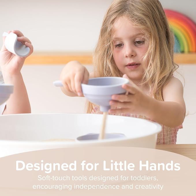 Blue Starter Tool Kit Sensory Bin Accessories for Sensory Play | Sensory Bin Accessory Set | Messy Play and Water Play Accessories | Suitable for 18 Months Plus | Sensory Play Accessories