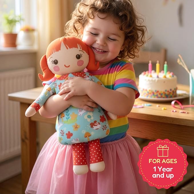 Poppy the Forest Ranger – 2-in-1 Soft Activity Doll & Busy Book | Screen-Free Travel Plush Toy with Tethered Pieces for Toddlers and Preschoolers ages 1–4 by Aleni Brands