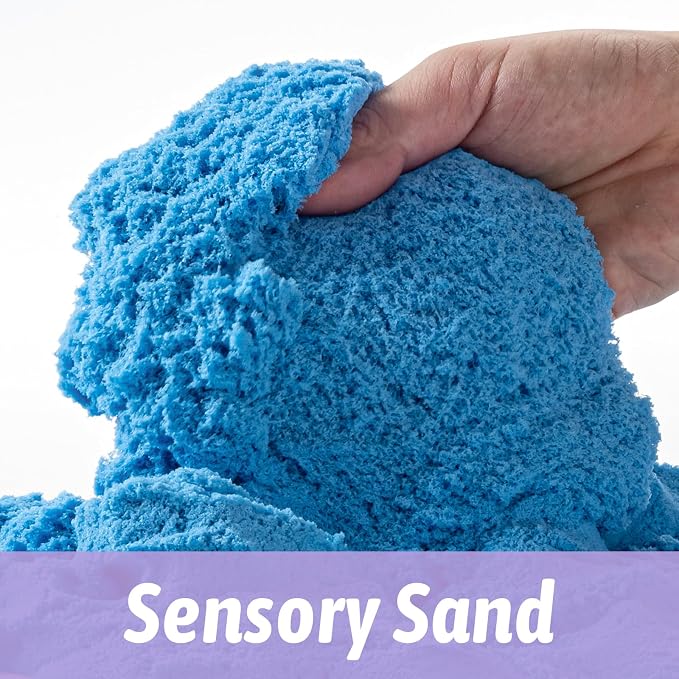 Pet Track Set, Pet Sensory Bin for Kids, Animal Sensory Sand Kit | 2.2 lb Sensory Sand, 10 Pet Toys & 2 Tools, Fine Motor Skill & Storytelling, Calm Play, Reusable