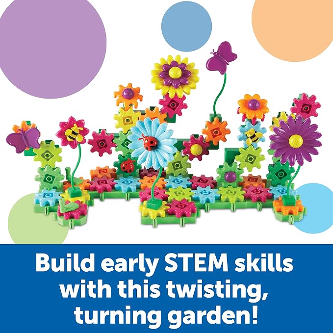 Learning Resources Gears Build & Bloom Building Set