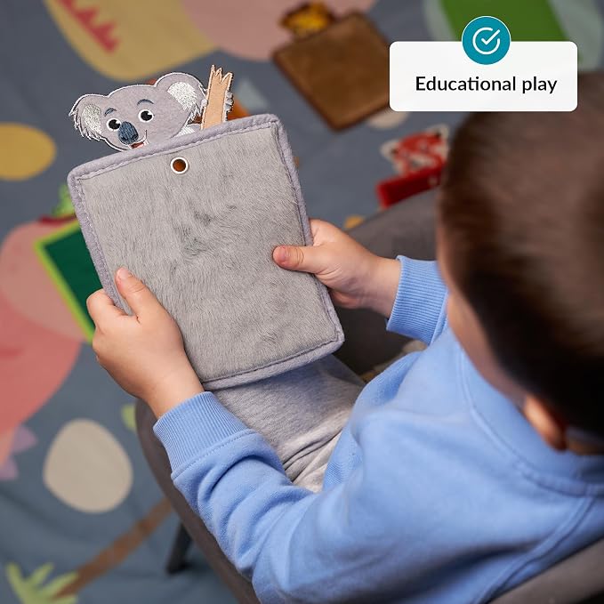 ODOXIA 24-Pack Sensory Mats Texture Children | Material Tiles | Pads for Autism | Helps with Special Needs Kids | Playful Learning Toys for Toddlers