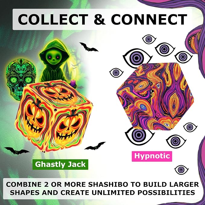 Shashibo DODECA Magnetic Puzzle Cube, Stress Relief Fidget Toy | 100+ Possible Shapes, Sensory Fidget Toy For Adults & Kids, Fun Shape Shifting Puzzle Box For All Ages