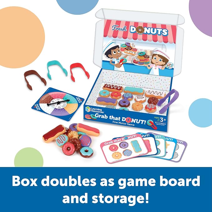 Learning Resources Grab That Donut Fine Motor Game