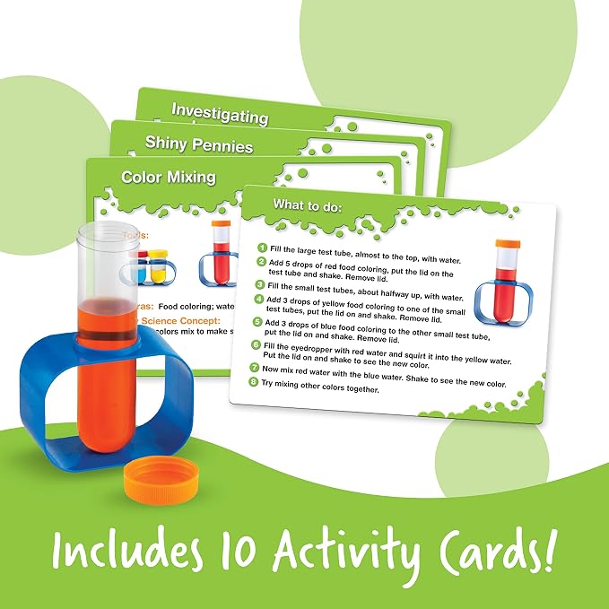 Learning Resources Primary Science Lab Set | Experiments for Kids, Chemistry Toy, Pretend Play, STEM Projects, Classroom Must Haves, Teacher Supplies