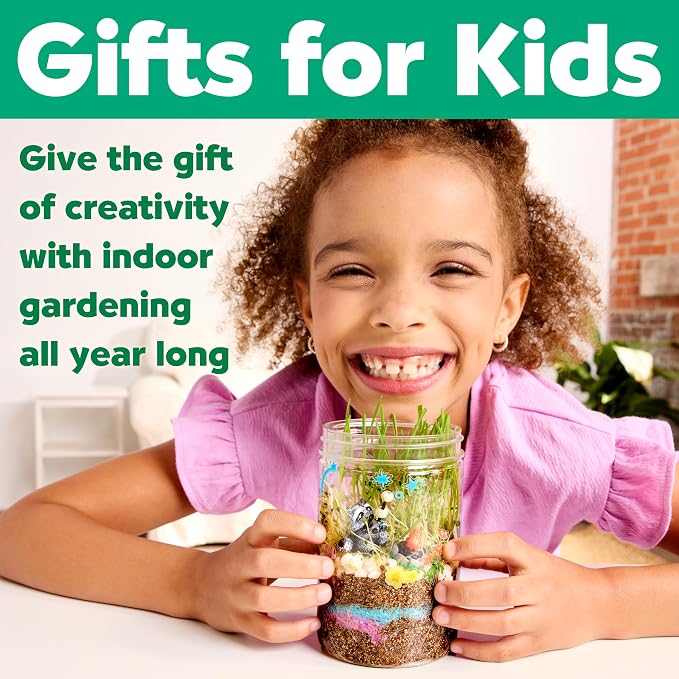 Creativity for Kids Grow 'N Glow Terrarium Kit - Educational Science Kits | Screen Free Summer Fun Activities | Gifts for Boys and Girls | Craft and STEM Projects (Ages 6+)