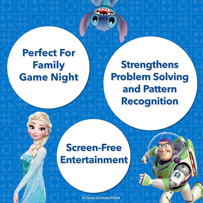 Disney Puzzle Blitz, Puzzle Game, Board Games for Family Night, 8+ | Disney Toys, Family Game Night, Travel Games, Screen-Free, Holiday Game, Kids Board Game, Strategy Games