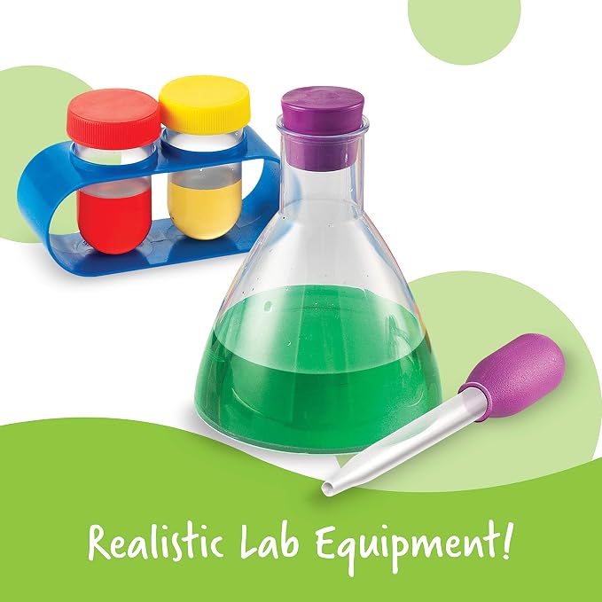 Learning Resources Primary Science Lab Set | Experiments for Kids, Chemistry Toy, Pretend Play, STEM Projects, Classroom Must Haves, Teacher Supplies