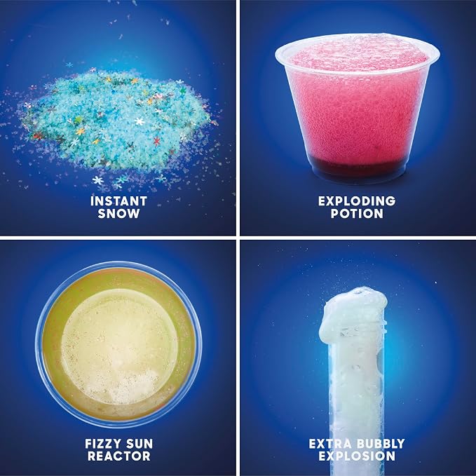 Discovery Mini Science Kit 8-Pack, 32 STEM Science Experiments for Kids, Chemistry, Crystal Growing, Slime, Magic, Space, Creepy, Frozen Activity Sets, Educational Learning Toy, Boys Girls Gift Age 8+