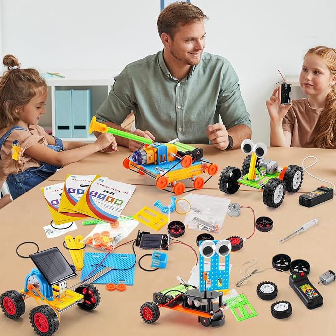 Robot STEM Kits for Kids Age 6-8 8-10, STEM Toys for Boys Crafts Ages 8-13 | Science Building Kits for Kids 5-7 8-12, Robotics Engineering Experiments, 8 9 10 11 12-14 Year Old Boys Girls Birthday Gifts