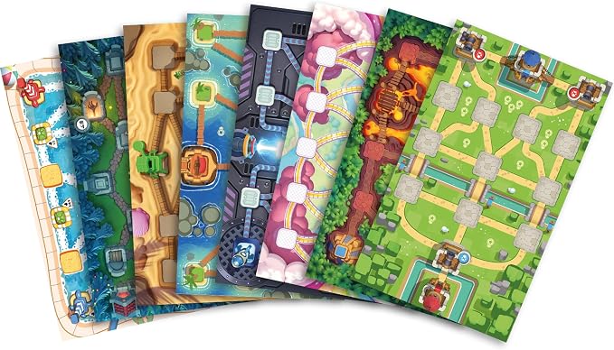 Toy Battle Board Game | Tactical Tile Placement and Troop Strategy Game with 8 Unique Terrains, Fun for Kids & Adults, Ages 8+, 2 Players, 15 Mins