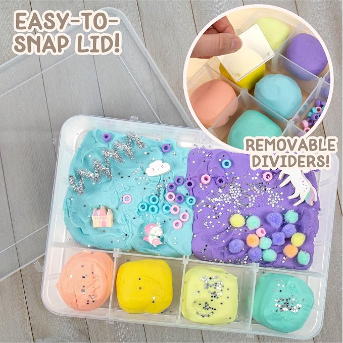 Story Magic Rainbow Unicorn Sensory Play Set, Build Cognitive Development and Fine Motor Skills, Tactile Activities for On The Go, Sensory Toys for Preschoolers and Kids Ages 4, 5, 6, 7, 8