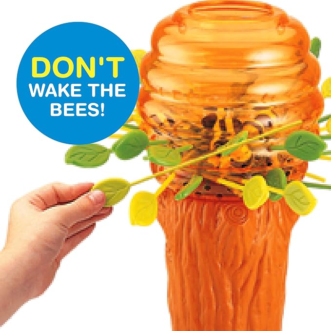 Game Zone Honey Bee Tree Game – Award-Winning Fun and Exciting Tabletop Game for Kids and Families | Pluck leaves gently or the bees tumble down - suspense-filled classic fun that builds fine motor skills through, Ages 3+