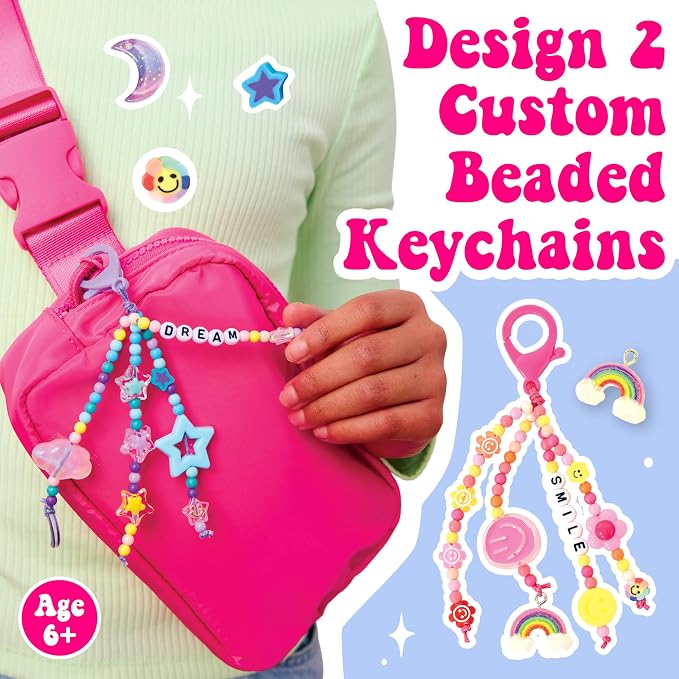 Creativity for Kids Backpack Keychains Mini Kit, Make 2 (Ages 6+)