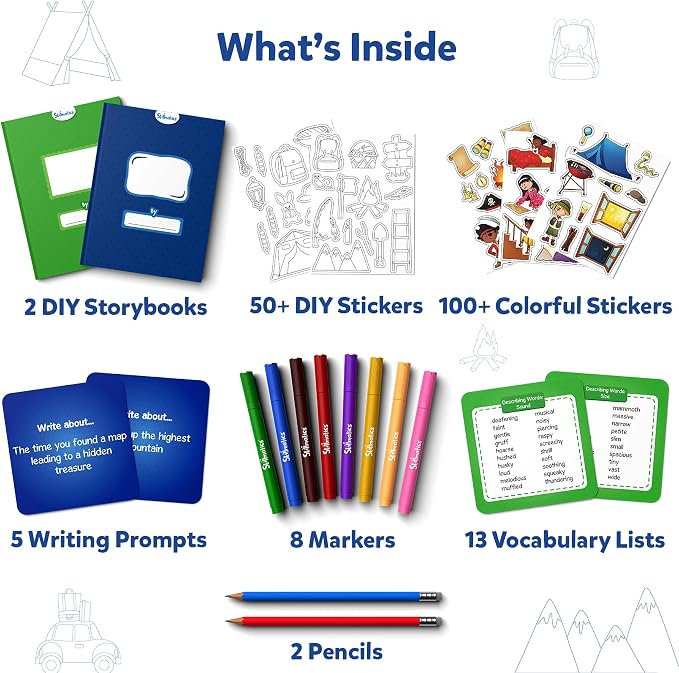 Skillmatics Storybook Art Kit All My Adventures & Fun with Foam Underwater Animals Bundle, Gifts for Toddlers, Girls & Boys Ages 5, 6, 7, 8, 9, 10