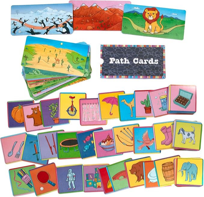 eeBoo Lion in My Way Game - Award Winning Cooperative & Imaginative Problem Solving Game, Screen-Free Fun for 2-4 Players, Kids Ages 5 and up