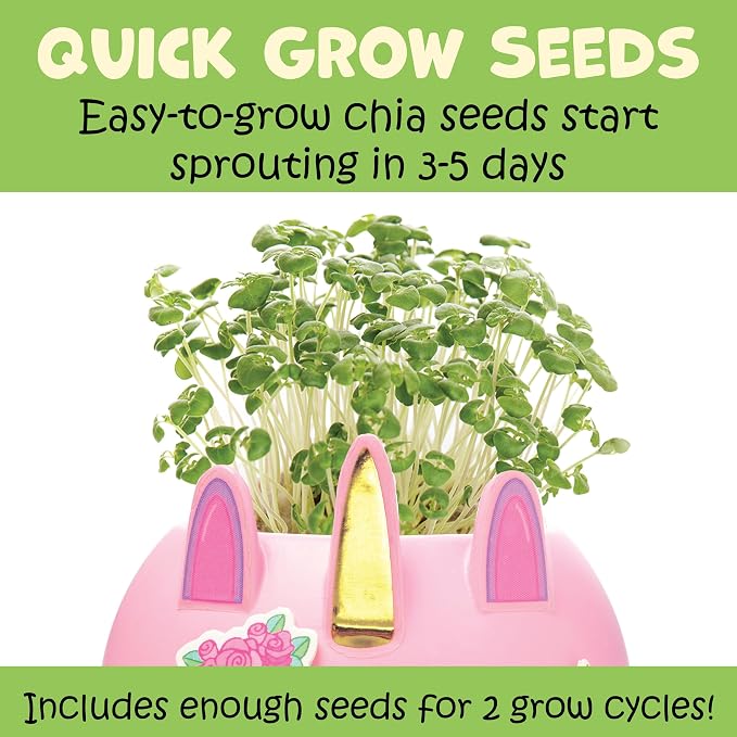 Creativity for Kids Plant-A-Pet Unicorn, Mini Garden Kit (Ages 6+)