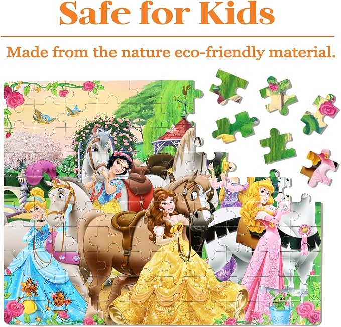 Puzzles for Kids Ages 4-6,100 Piece Puzzles for Kids Ages 6-8 in Metal Box | Educational Learning Jigsaw Puzzles Puzzle Games for Boys and Girls