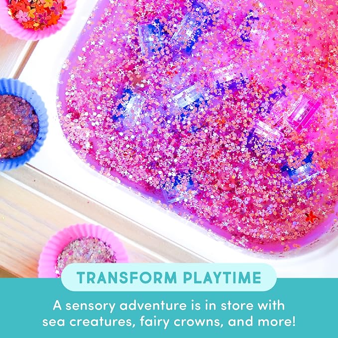 Glo Pals Fun Fillers, Sensory & Mini Toys for Kids, Epic Adventure, 3 Pack | Reusable Sensory Fillers For Slime, Jars, Bins and Dough, Sparks Imagination for Toddler and Kids