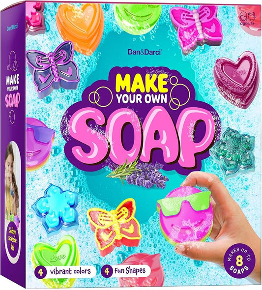 Soap Making Kit for Kids - Crafts Science Toys - Birthday Gifts for Kids | Gifts for Girls and Boys Age 6-12 Years Girl DIY Kits - Best Educational Craft Activity Gift for 6-12 Year Old Kid