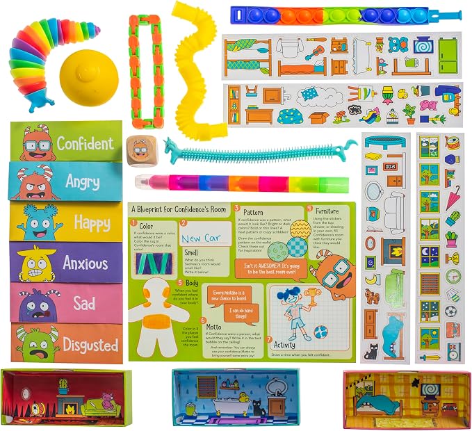 Open The Joy House of Emotions – Kids SEL DIY Emotional Craft Kit