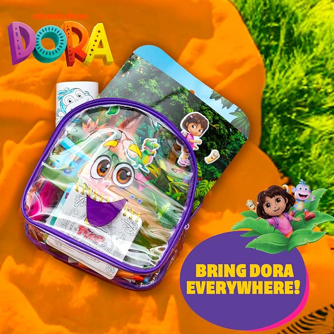 Horizon Group USA Puffy Sticker Playset for Kids, Dora