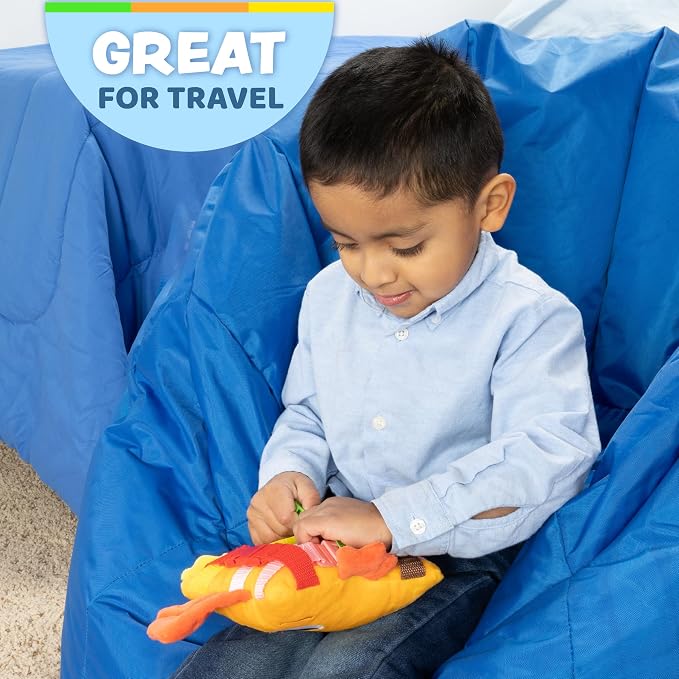 Buckle Toys, BokBok Chicken, Develop Motor Skills and Problem Solving | Montessori Learning Activity Travel Toy for Toddlers, Develop Motor Skills and Problem Solving