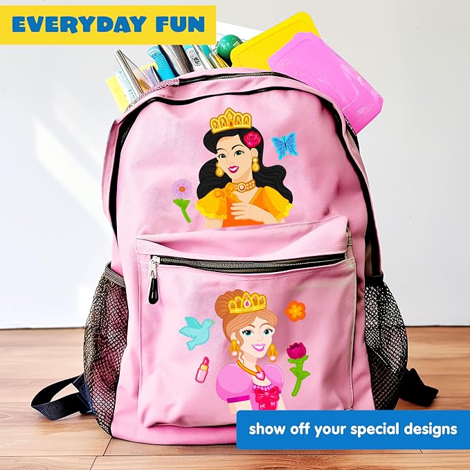 JOYIN 36 Sheets 9"x6" Make a face Stickers for Kids, Make Your Own Princess Stickers, Crafts Birthday Party Favors, Goodie Bags Classroom Activities