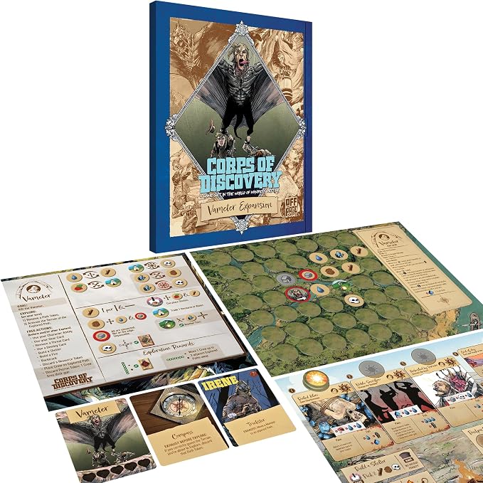 Corps of Discovery: Vameter Expansion – Flying Horror Encounter for the Cooperative Adventure Game | 1–4 Players | Flying Horror Encounter for the Cooperative Adventure Game, 1–4 Players, Comes with new Character, Gear, and Destiny cards!