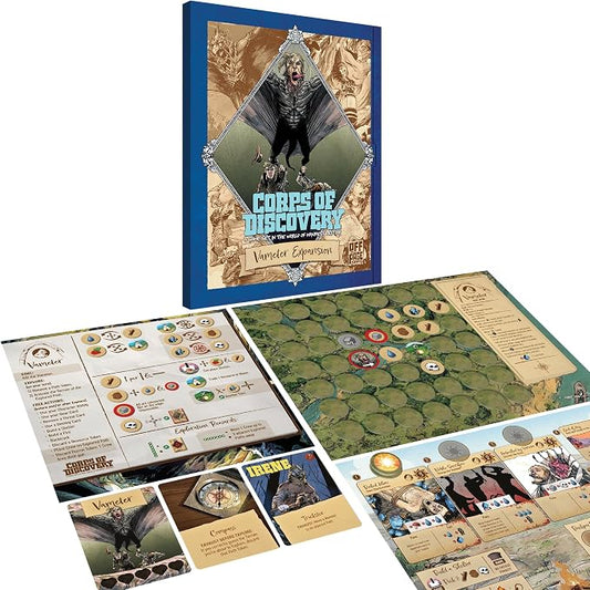 Corps of Discovery: Vameter Expansion – Flying Horror Encounter for the Cooperative Adventure Game | 1–4 Players | Flying Horror Encounter for the Cooperative Adventure Game, 1–4 Players, Comes with new Character, Gear, and Destiny cards!