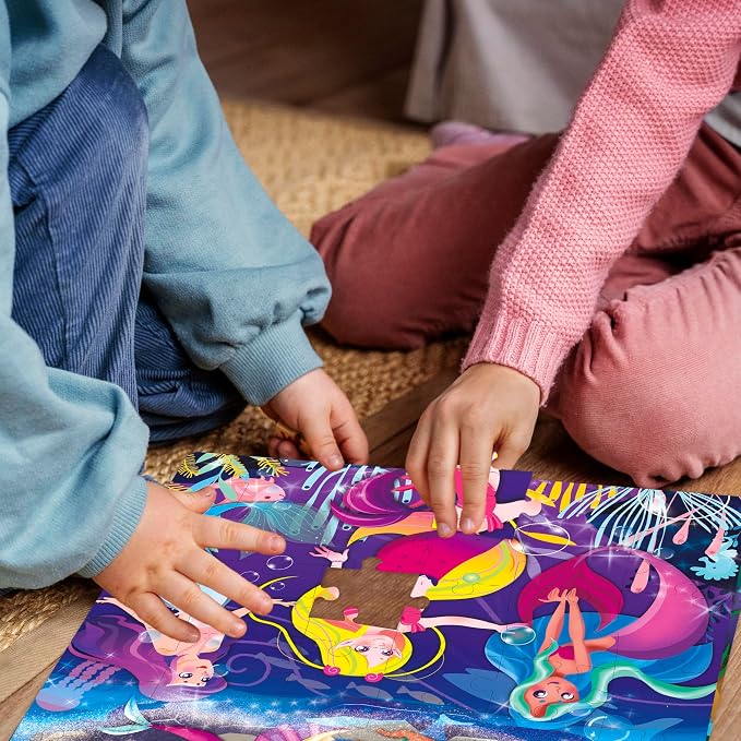 48 Piece Puzzles for Kids Ages 4-6 - 4 Jigsaw Kids Puzzles Ages 3-5 | Learning Fairy Tales - Jigsaw Puzzle Game for Boy and Girl 4-8 Year Old - Educational Toys for Toddlers