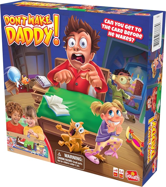 Goliath Don't Wake Daddy Board Game | Surprise Action Game for Kids | 2-6 Players, Ages 4+
