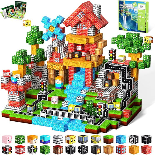 Magnetic Blocks, 100PCS Building Cubes, Boys Kids Gifts Toys | 0.8in Sensory Stacking Toys for STEM Constructions, Boys Girls Birthday Gifts Ages 4 5 6 7 8-12 Year Kids