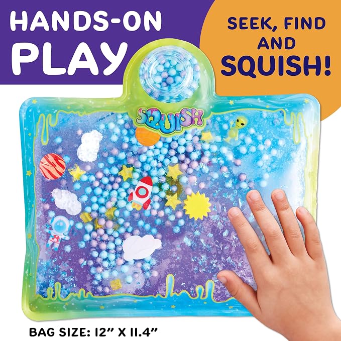 Creativity for Kids Super Squish Fidget Bag: Outer Space - DIY Craft Kits for Boys and Girls, Sensory Toys, Galaxy Slime Space Toys and Gifts for Kids (Ages 6+)