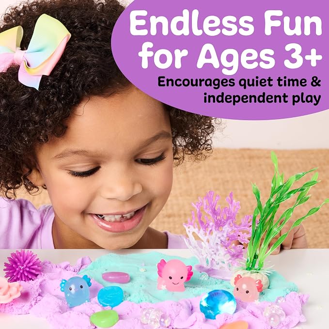 Creativity for Kids Sensory Pack: Axolotl - Sensory Toys for Toddlers, Easter Basket Stuffers, Toddler Activities & Travel Toys, Sensory Bin Fillers, and Axolotl Gifts (Ages 3+)
