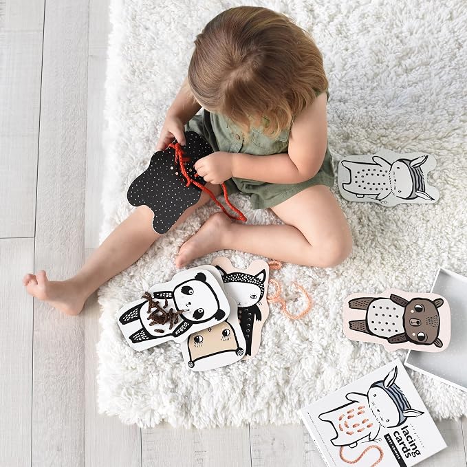 Lacing Cards for Kids, Sewing Board Toy for Toddlers Ages 3+