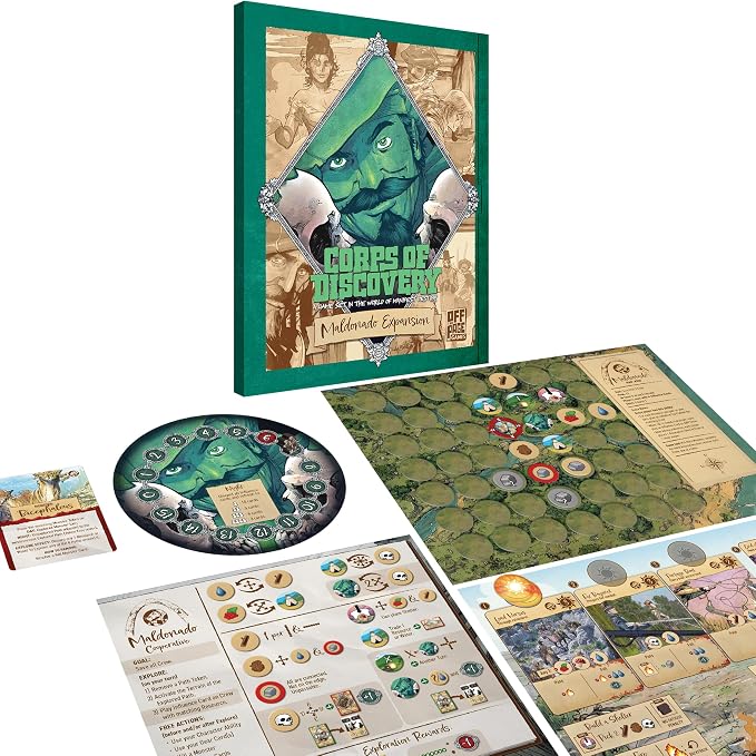 Corps of Discovery: Maldonado Expansion | Hidden Traitor & Cooperative Modes for the Adventure Board Game, 2–4 Players, Ages 14+