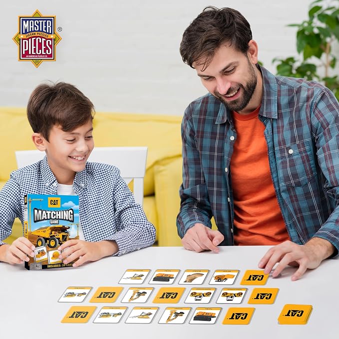 MasterPieces Officially Licensed CAT Picture Matching Card Game for Kids and Families