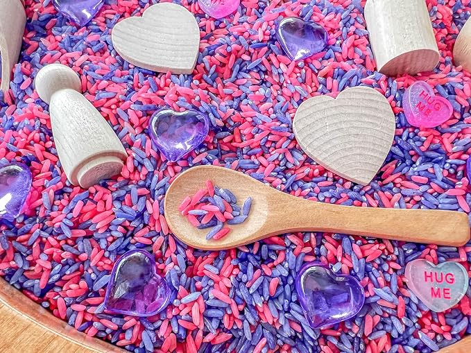 Kids Sensory Bins Montessori Sensory bin, Sensory Toys, Sensory Bins, Sensory Bin for Preschoolers (Valentine Day Hearts)